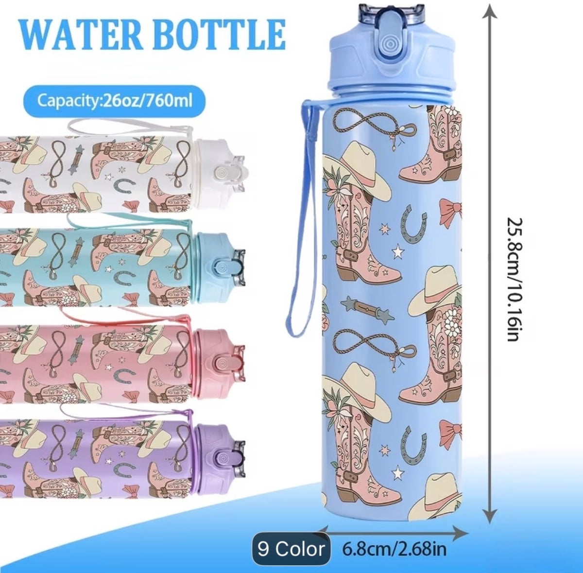 Water bottles