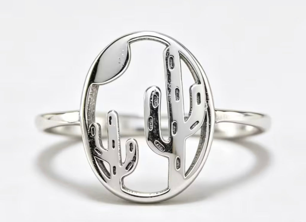 Hollow cactus Ring