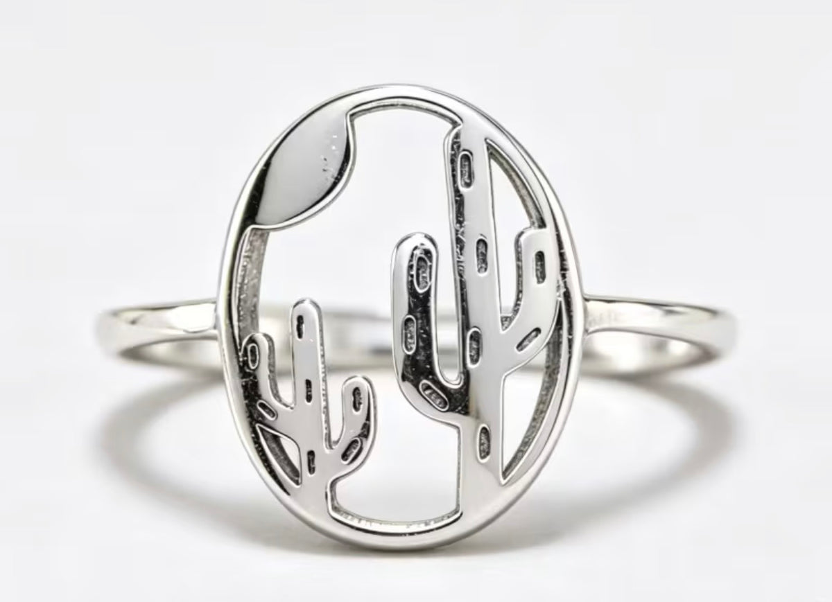Hollow cactus Ring