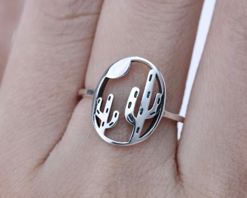 Hollow cactus Ring