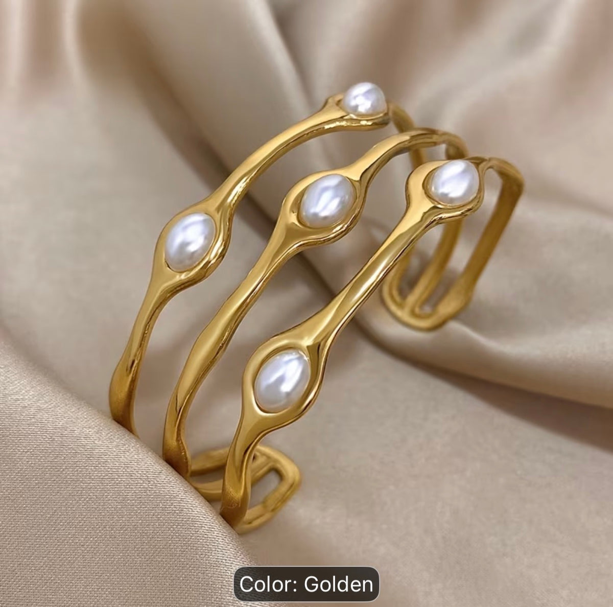 Gold bracelets