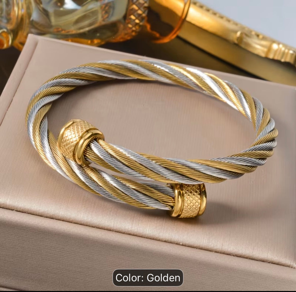 Gold bracelets