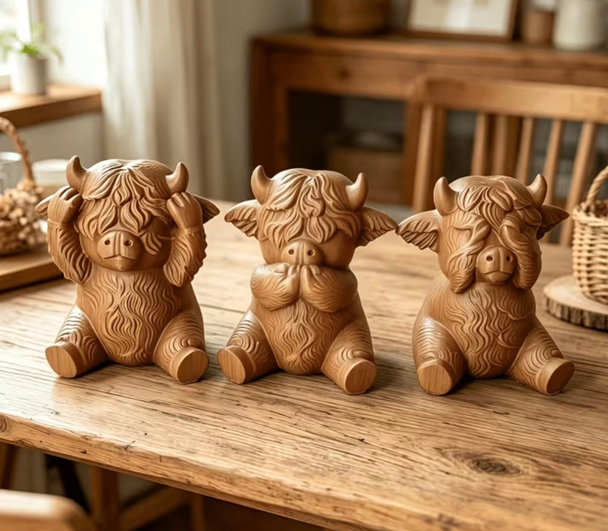 Mini Highland Cows