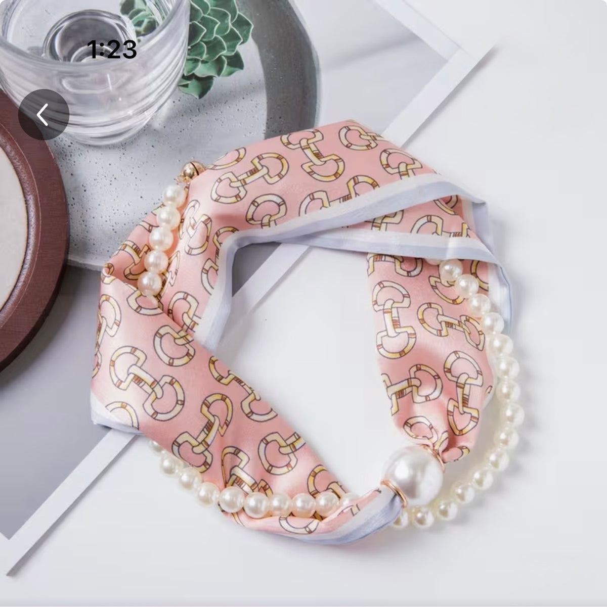 Pearl Scarves