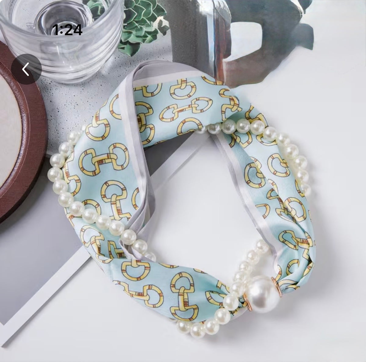 Pearl Scarves