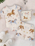 Baby horse print jumpsuit