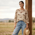 Horse Pattern Women’s Printed Cover-Up