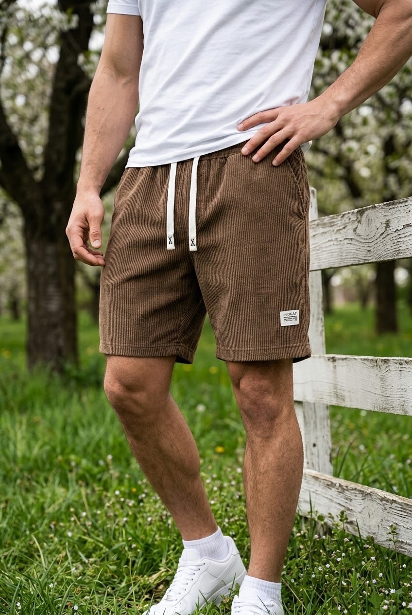 Men’s corduroy shorts