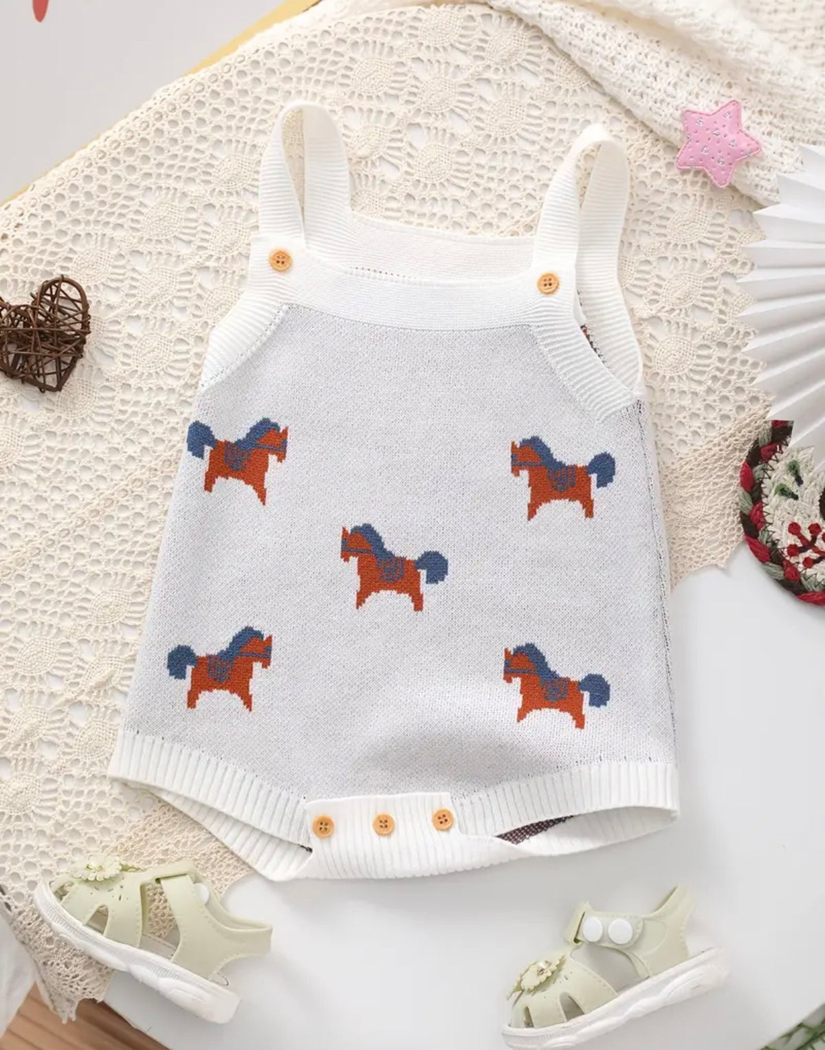 Baby knitted Romper