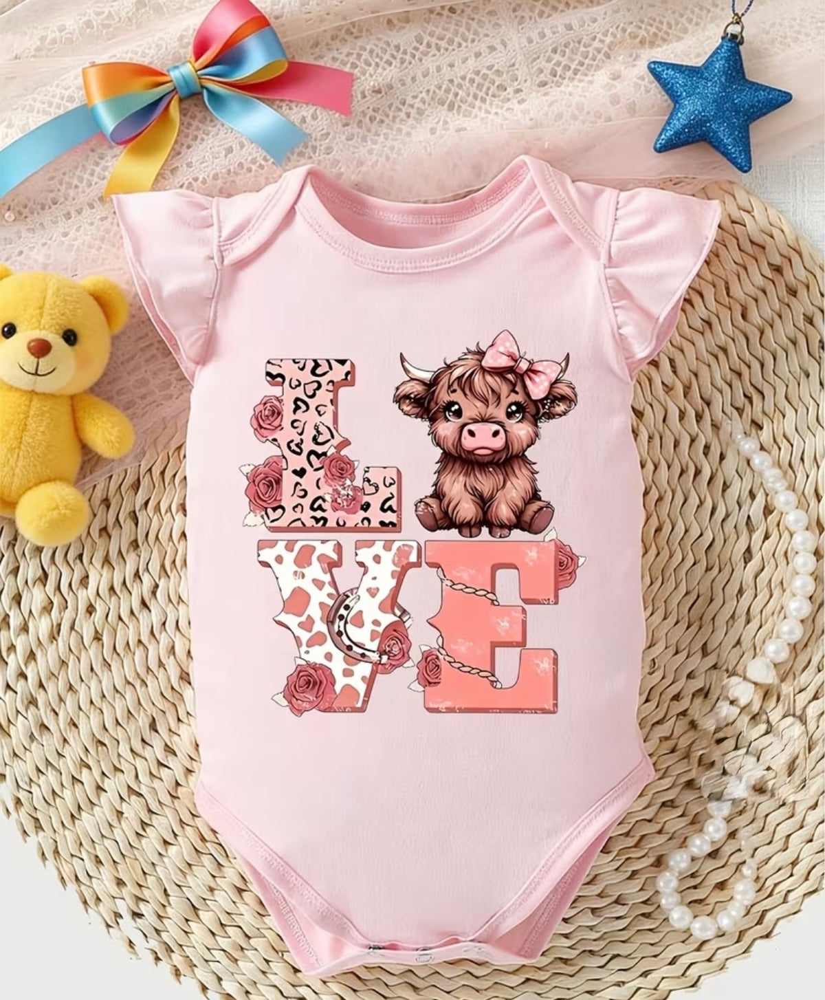 Baby Girls Love Romper