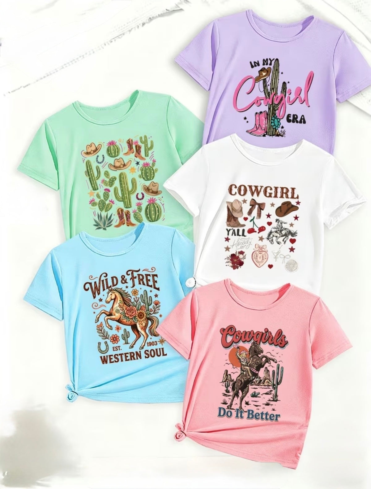 Girls Short Sleeve T-Shirts