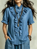 Sophisticated Ruffled Blouse