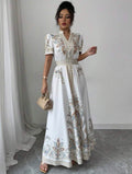 Rafferiza Bohemian Style Floral Print Dress